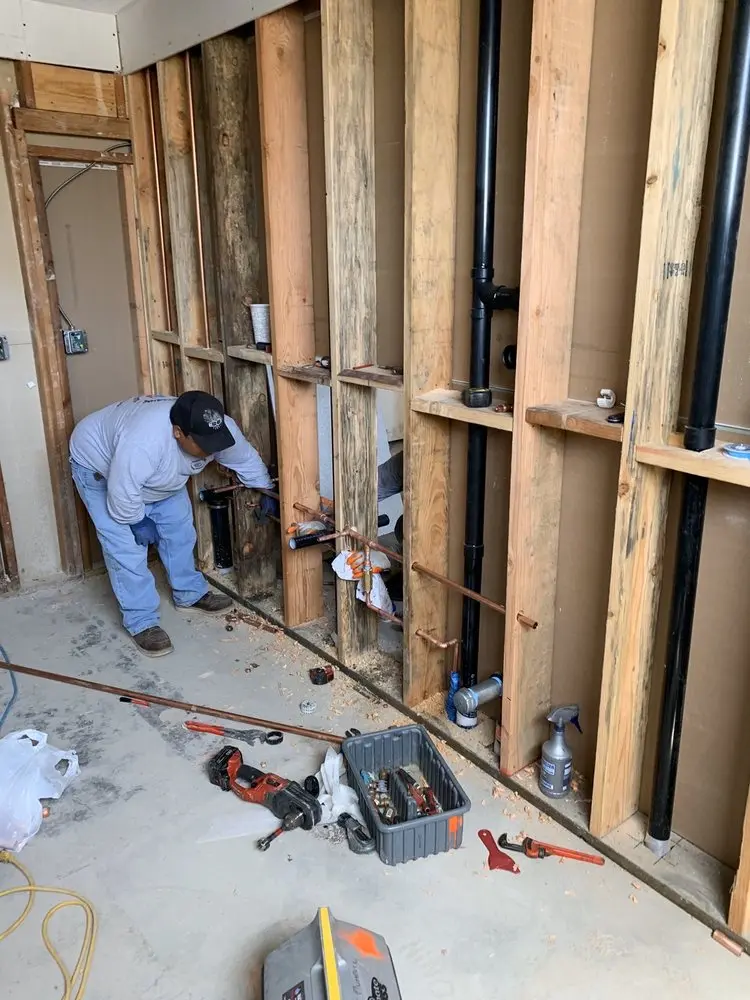 Commercial rough-in plumbing for Gas Line Repair in Mingoville